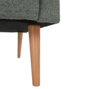 Füles fotel, mentol/tölgy, SAMY