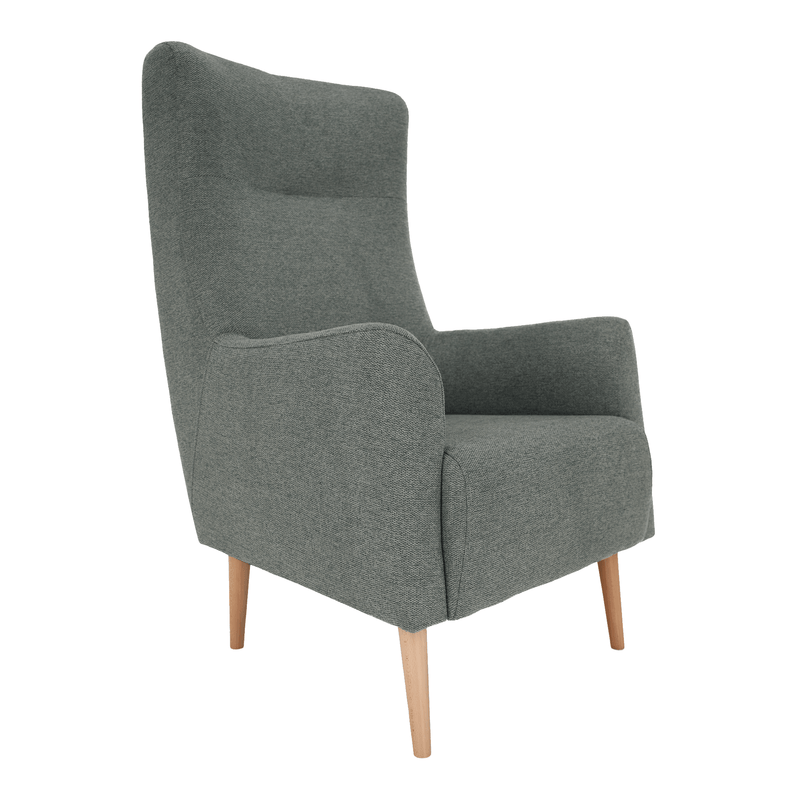 Füles fotel, mentol/tölgy, SAMY