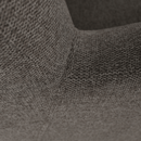 Füles fotel, szürke/fekete, SAMY