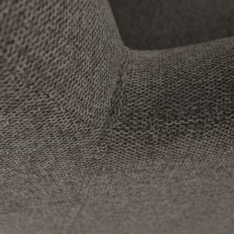 Füles fotel, szürke/fekete, SAMY