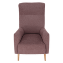 Füles fotel, fáradt rózsaszín/tölgy, SAMY