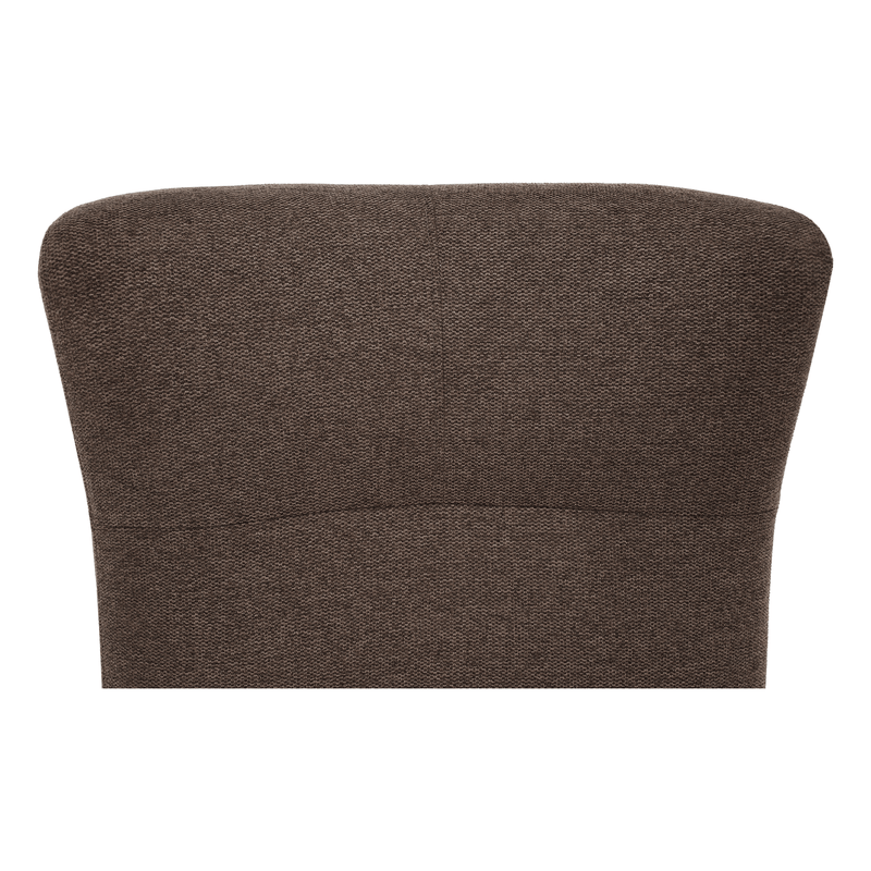 Füles fotel, barna/tölgy, SAMY