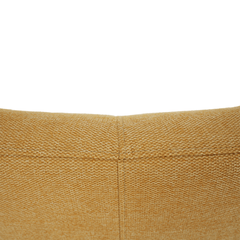 Füles fotel, sárga/fekete, SAMY