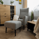 Zsámoly, szürke/fekete, SAMY