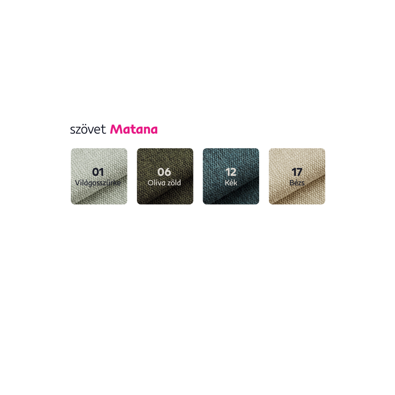 Füles fotel, szürke/fekete, SAMY