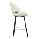 Bárszék, fehér/fekete, SANAKO TYP 2