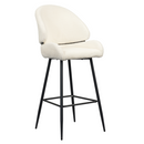 Bárszék, fehér/fekete, SANAKO TYP 2