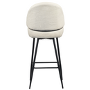 Bárszék, fehér/fekete, SANAKO TYP 2