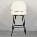Bárszék, fehér/fekete, SANAKO TYP 2