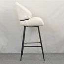 Bárszék, fehér/fekete, SANAKO TYP 2