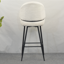 Bárszék, fehér/fekete, SANAKO TYP 2