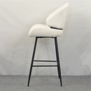 Bárszék, fehér/fekete, SANAKO TYP 2