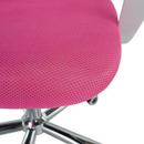 Irodai szék, rózsaszín/fehér, SANAZ TYP 2