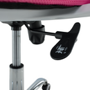 Irodai szék, rózsaszín/fehér, SANAZ TYP 2