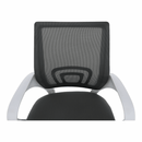 Tárgyalószék, szürke/fehér, SANAZ TYP 3