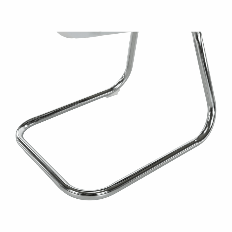 Tárgyalószék, szürke/fehér, SANAZ TYP 3