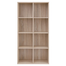 Polcos szekrény, természetes tölgy, SANDE