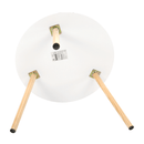 Kisasztal, fehér/természetes, SANSE TYP 1