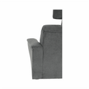 Fotel, szürke szövet, SANTIAGO