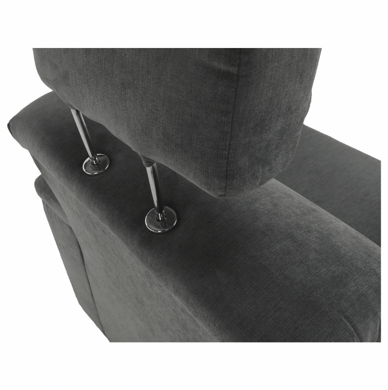 Fotel, szürke szövet, SANTIAGO