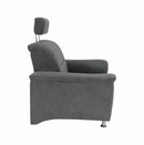 Fotel, szürke szövet, SANTIAGO