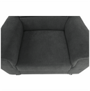 Fotel, szürke szövet, SANTIAGO