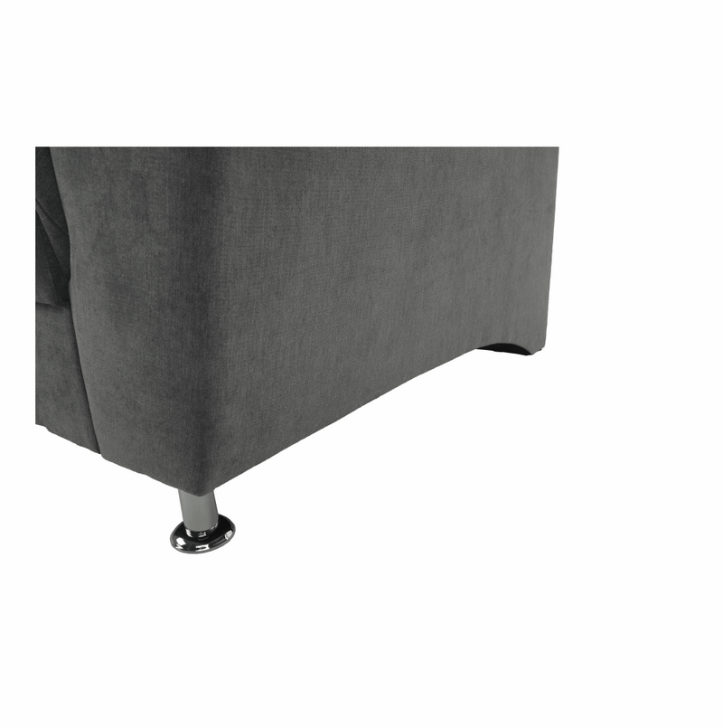 Fotel, szürke szövet, SANTIAGO