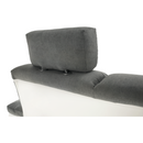 Kissarok, textilbőr fehér/szövet szürke, balos, SANTIAGO