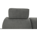 Kissarok, textilbőr fehér/szövet szürke, jobbos, SANTIAGO