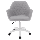 Irodai szék, szürke szövet/fehér, SANTY