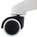 Irodai szék, szürke szövet/fehér, SANTY