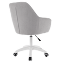 Irodai szék, szürke szövet/fehér, SANTY