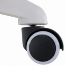 Irodai szék, szövet sárga/fehér, SANTY