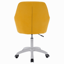 Irodai szék, szövet sárga/fehér, SANTY