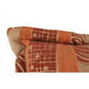 Kanapé ágyfunkcióval és ágyneműtartóval, szövet téglaszínű barna, SARA