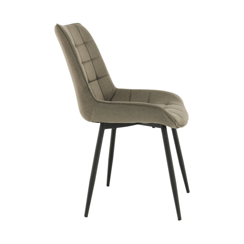 Szék, szürkésbarna taupe/fekete, SARIN