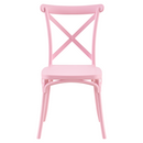 Rakásolható szék, rózsaszín, SAVITA
