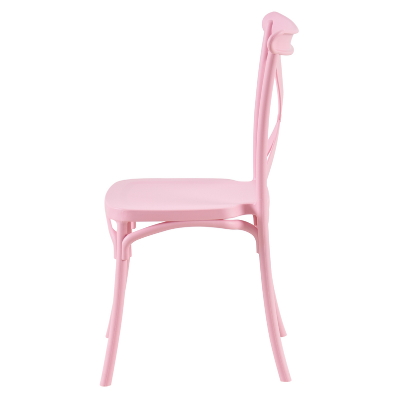 Rakásolható szék, rózsaszín, SAVITA
