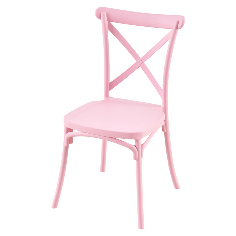 Rakásolható szék, rózsaszín, SAVITA