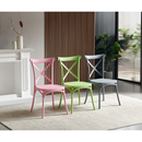 Rakásolható szék, rózsaszín, SAVITA