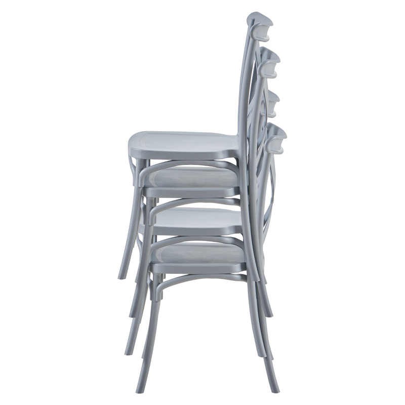 Rakásolható szék, szürke, SAVITA