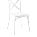 Rakásolható szék, fehér, SAVITA