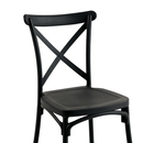 Rakásolható szék, fekete, SAVITA