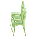 Rakásolható szék, zöld, SAVITA