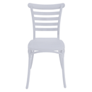 Rakásolható szék, fehér, SAVITO