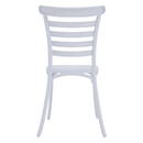 Rakásolható szék, fehér, SAVITO