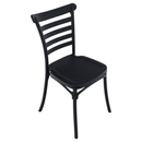 Rakásolható szék, fekete, SAVITO