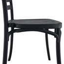 Rakásolható szék, fekete, SAVITO