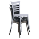 Rakásolható szék, fekete, SAVITO