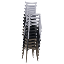 Rakásolható szék, fekete, SAVITO